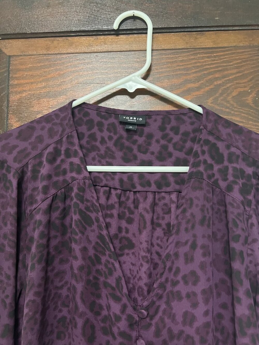torrid Harper Ruffle Sleeve Top - Picture 3 of 5